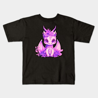 Pretty Baby Dragon Kids T-Shirt